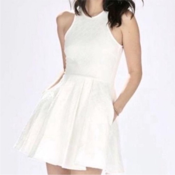 Parker Dresses & Skirts - NWT Parker Textured White Fit and Flare Dress